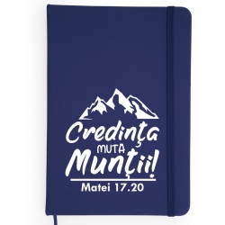 Notepad personalizat, Credinta muta muntii